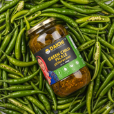 Daichi - Green Chilli Pickle | Crafted with love by women artisans | Sun cured | Cold-pressed mustard oil | In-house spices | No Preservatives